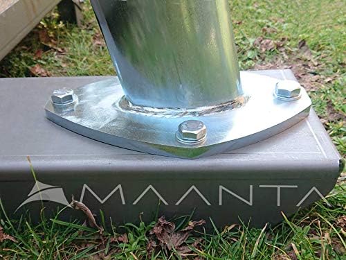 Maanta Ulisse - Palo de Vela con Sombra, galvanizado: Amazon.es ...