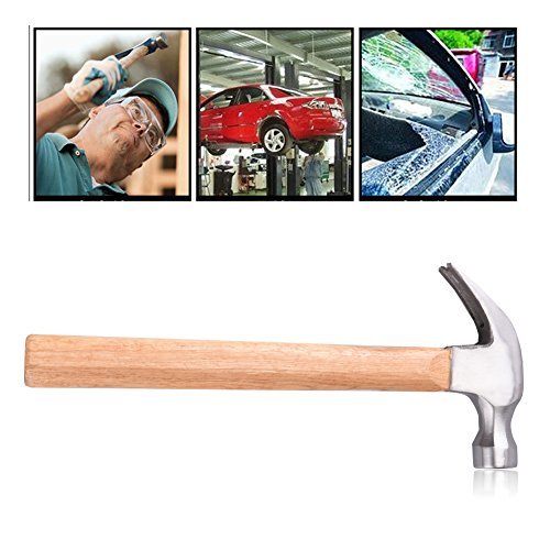 TOOLTOO 12.6" Claw Hammer - 20 oz Wood Handle Steel Hammer for Dad, Christmas, Birthday, Father's Day - Thumbnail 4