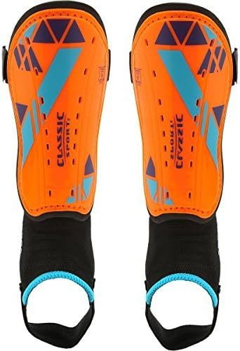 CLASSIC SPORT Soccer Shin Guards Orange X-Small