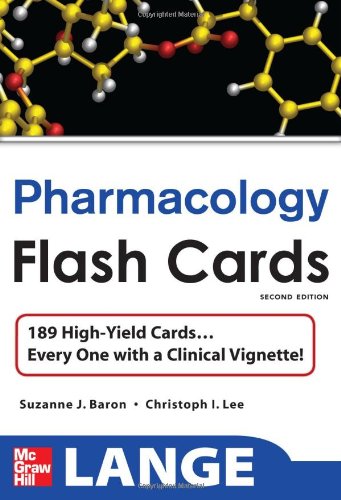 LANGE PHARMACOLOGY FLASH CARDS