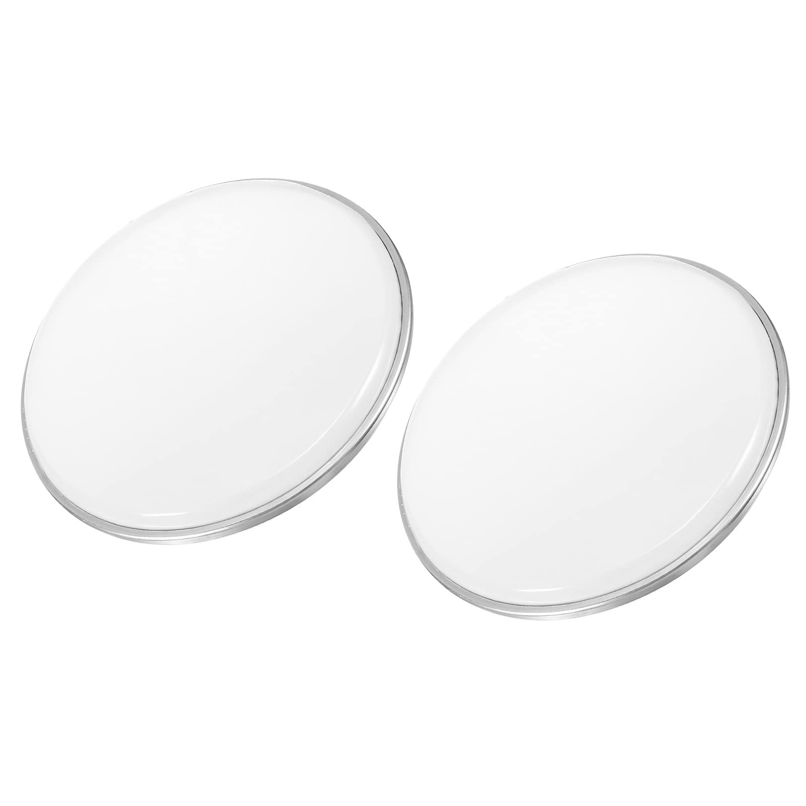 Photo 1 of MECCANIXITY 8 Inch Drum Head Drum Skin Sound Controlled PET Material, Beige, Pack of 2