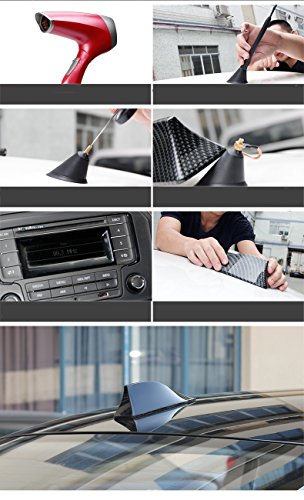 6 Black+Durable+Shark+Antenna+Universal