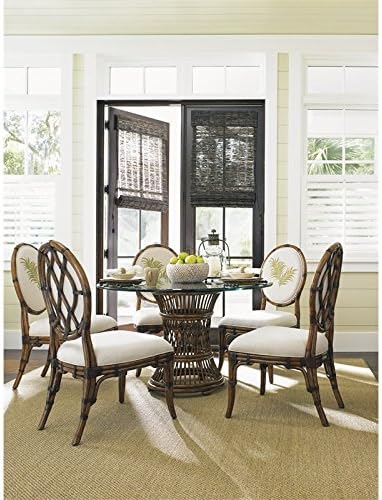 Amazon Com Tommy Bahama Bali Hai 6 Piece Dining Set In Warm Brown Kitchen Dining