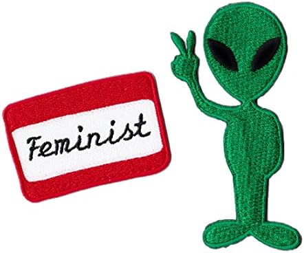 Feminist Patches And Pins Alien Patches For Hats Fun Patches Patches For Jeans