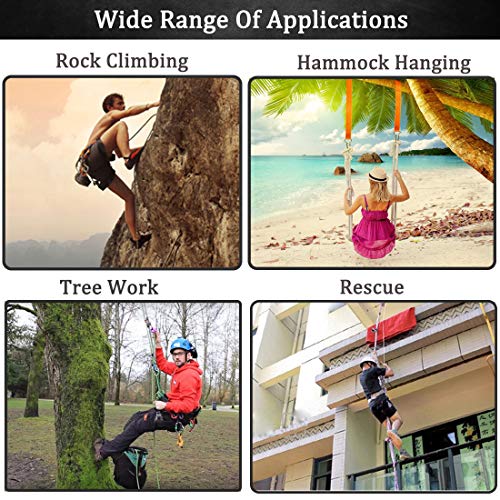 Boaton Nylon Webbing, Make Sling Runner, Prusik Knot, Make Anchors System, Extending Quickdraws for Rappels, Rock Climbing, Tree Climbing, Rigging, Rescue Work, Hunting, 1" x 33Ft / 11 Yards