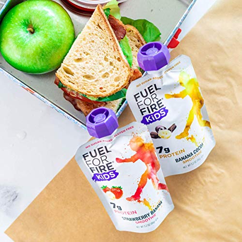Fuel For Fire KIDS! Banana Cocoa (12 Pack) Real Fruit & Protein