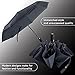 Pixi Air Travel Umbrella- Top Windproof Compact Double Canopy Lightweight Wind Resistant & Sunproof Umbrella- Best Folding Sturdy Auto Open/ Close Portable Umbrella, Easily Carried In All Your Travels