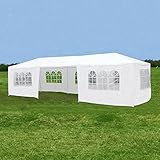 Uenjoy Canopy Party Wedding Tent Heavy Duty Gazebo Pavilion Cater Outdoor Event 10'x30'