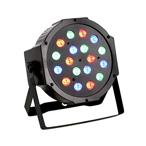 TSSS XL38 RGB PAR Light 18 LEDs DMX512 Color Mixing Wash Can Stage Light Disco DJ Wedding Party Show Live Concert Lighting - Thumbnail 6