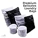 6 x Premium Delicates Laundry Bags - 2 XL, 2 L, 2 Lingerie and Bra Wash Bags all with Micro-mesh System