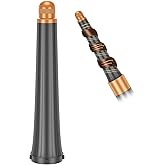 0.78in-1.4in Conical Long Barrels Attachment for Dyson Airwrap HS01 HS05 Accessories, 20MM-36MM 2 in 1 Auto-Wrap Curling Iron Curlers for Professional Barrels Curl and Wave Curl Hair, Gold