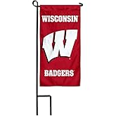 Wisconsin Badgers Mini Garden and Flower Pot Flag Topper