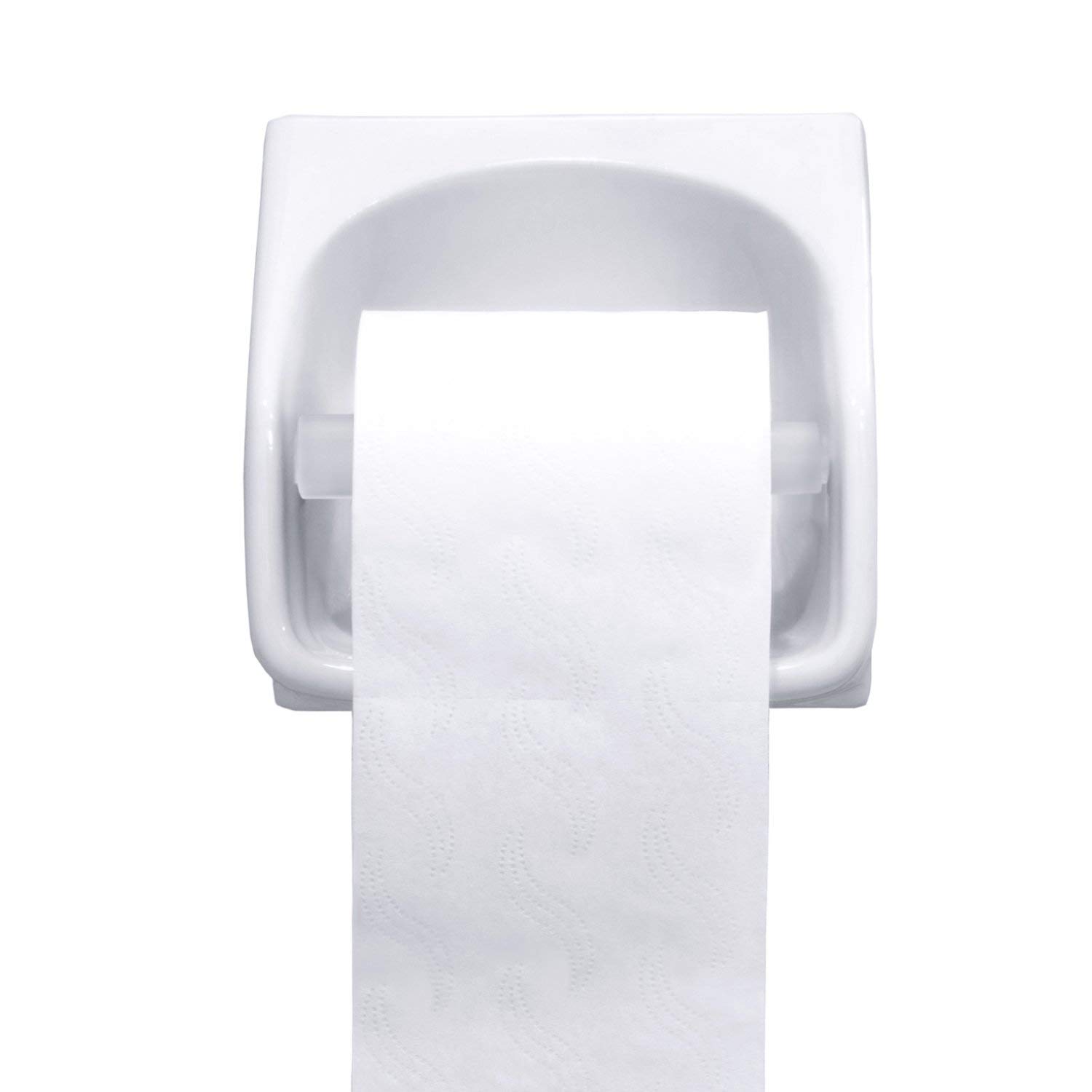 Toilet Paper Holder 2Pcs Plastic Toilet Tissue Roll Holder Insert in