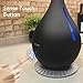OPOLAR Ultrasonic Cool Mist Vase Humidifier for Bedroom & Babyroom & Office with 2L Capacity, Four-way Nozzle, Quiet, Touch Switch, Night Light, Water Filter and Water Shortage Protection