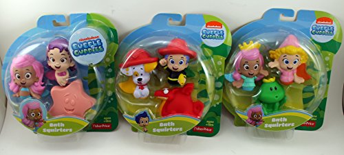 bubble guppies bath set