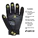 Tactical Gloves for Men & Women - Upgraded- Touch Screen. Free MESH Bag. Motorcycle, Cycling, Bike, Riding, Hiking, Camping, Combat, Shooting, Outdoor, Paintball, Military, Hard Knuckle. (Black, XL)