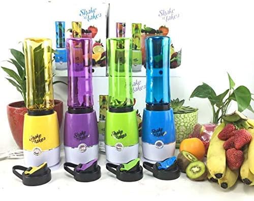 Mitsico Coinfinitve Mini Juicer Shake n Take Fruit Mixer and Smoothie Maker Multifunction Extractor Blender Household Travel Cup (Multicolour)