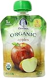 Gerber Organic 1st Foods Apples, 3.17 oz Pouch (Pack of 12)