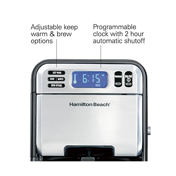 Hamilton Beach 46205 Programmable, Coffee Maker, Standard The Home