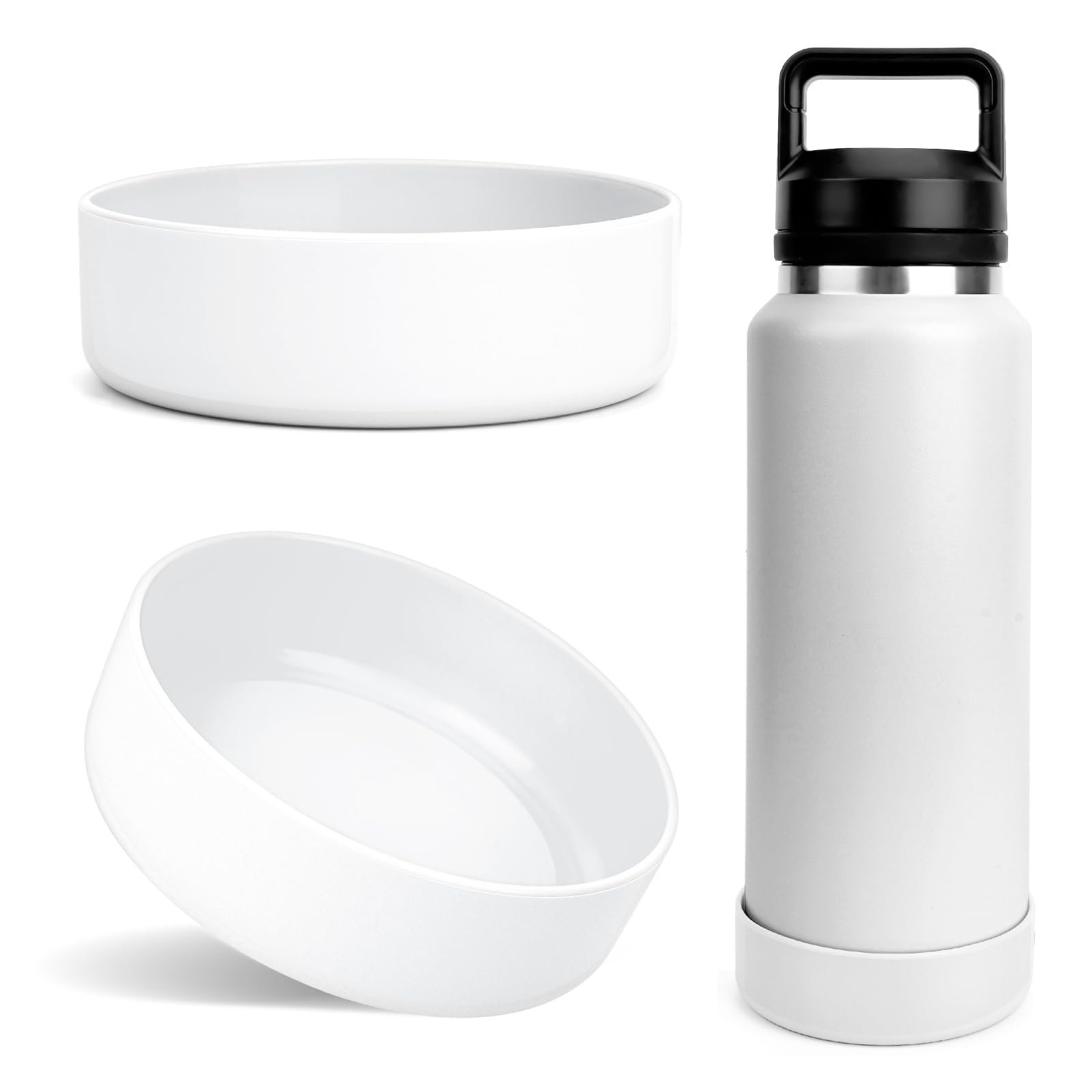 Linkidea 2 Pack Water Bottle Boot Compatible with YETI Rambler Bottle 26oz, Yonder 34oz, Silicone Anti-Slip Bottle Bottom Sleeve Bumper Protector (Transparent)