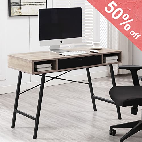 Bonzy Home Office Computer Desk with Drawer Student Writing Study Table