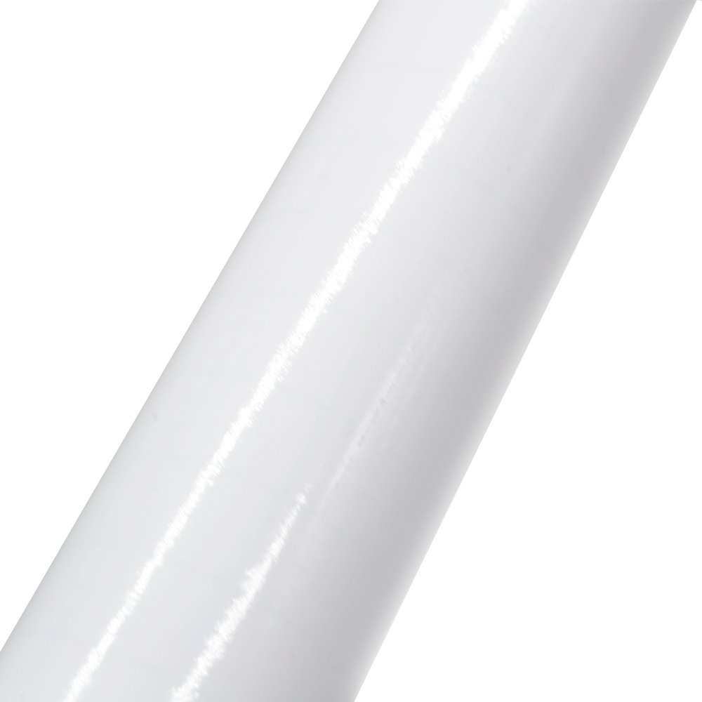 Kitchen Cupboard Doors Units Wall Draws Cover Self Adhesive Gloss Matt (61cm*10m, White)