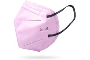 Kind Cone‑Shaped 4‑Layer Disposable Face Mask – Breathable, Lightweight, Adult Regular Size, Resealable 5‑Pack