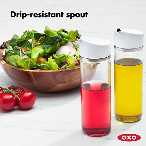 OXO Good Grips Precision Pour Glass Dispenser Set, 2 Piece Oil