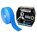THERABAND Kinesiology Tape, Blue/Blue, 2'' X 103.3 Foot Bulk Roll, with XactStretch Indicators, Long-Lasting Athletic Tape for Shoulder & Knee, Latex-Free Sports Tape, Water Resistant, Cut-to-Length