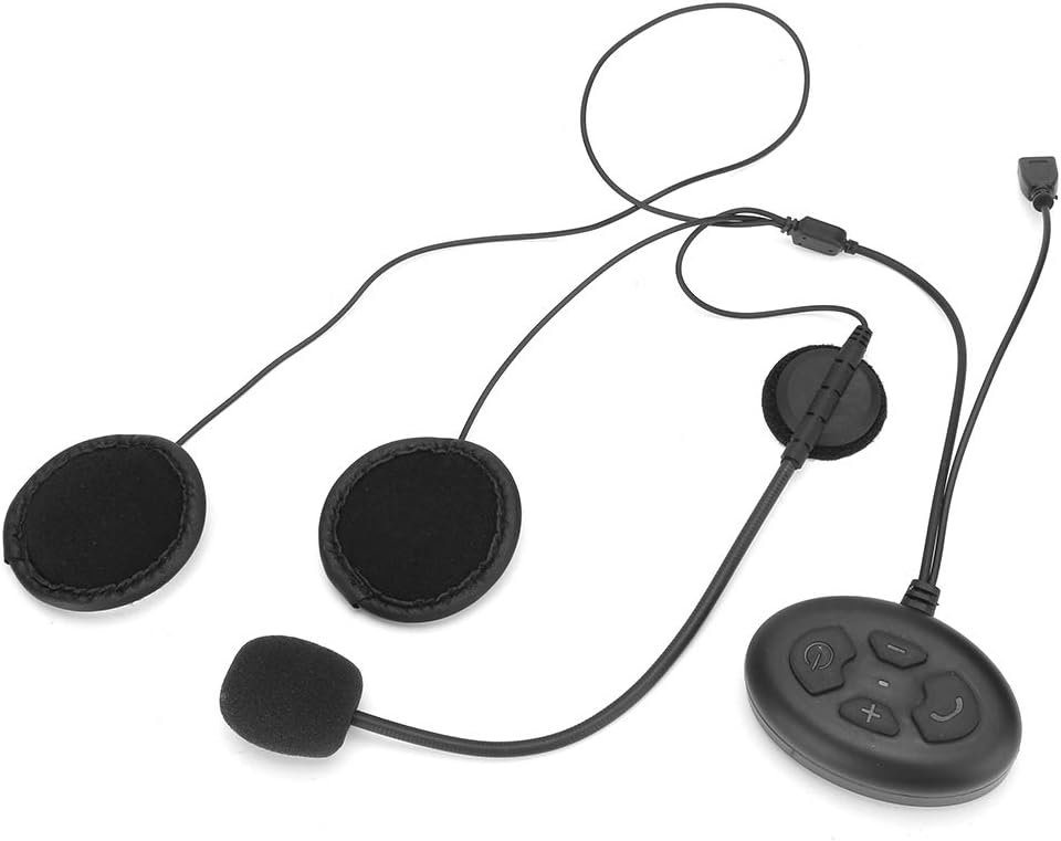 214 Helmet Headphone,Wired Stereo Bicycle Bluetooth 5.0 Headset,Hands