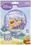 Anagram International Pooh and Friends 1st Birthday Foil Balloon Pack, 18