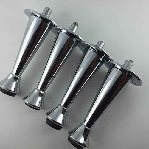TexasHardware Sofa, Table Furniture legs Chrome Finish Pack of 4