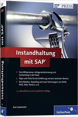 Instandhaltung Mit Sap Sap Press Amazon De Liebstuckel Karl Bucher