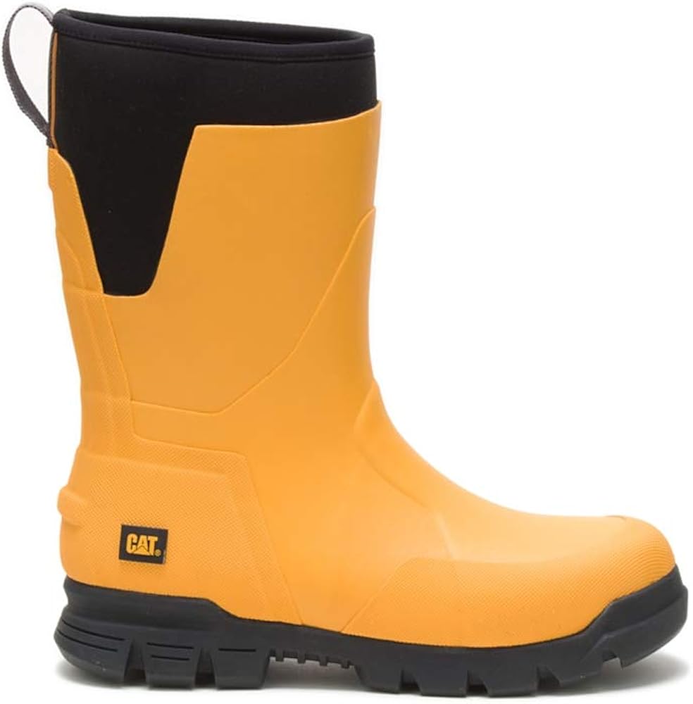 caterpillar boots yellow