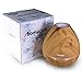 Essential Oil Diffuser for Large Room 300ml, Diffusers for Essential Oils,Aroma Diffuser for Aromatherapy, Ultrasonic Cool Mist Humidifier-Soothing Night Light- Quiet-Brown Wood Grain