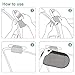 TFY Car Interior Roof Handle Sunshade Sun Protection Plus Glare Reduction for Driver and Passengers