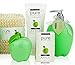 Essence of Luxury Mothers Day Spa Gift Basket Bath Set! PURE Spa Basket Natural Skin Care Gift Set Makes Best Christmas Gift for Women & Holiday Gift Baskets! (Fresh Apple Complete Home Spa Basket)
