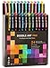 DOODLE ART PRO Glitter Gel Pens with Metallic Set of 24 for Adult Coloring Books - Assorted Colors Gel Pens Set, Fine Tip, Quick Dry, Professional Coloring Pen