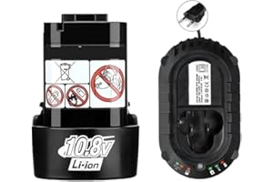 1300-3000mAh 10.8V Replacement Battery, Compatible for Makita BL1013, BL1020, BL1030, TD090D, LCT203W Series – Rechargeable L