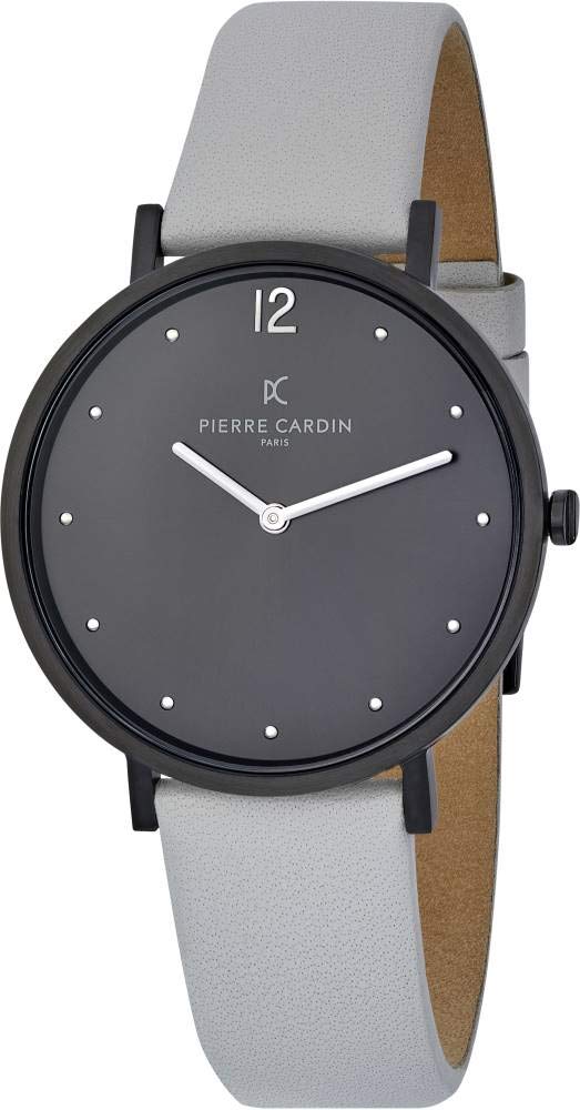 Pierre Cardin Unisex's Analogue Quartz Watch with Leather Strap CBV.1037