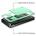 Vofolen Case for Galaxy S5 Case Hybrid Cover Galaxy S5 Wallet Case Shock Absorption Rubber Soft Bumper Armor Anti-Scratch Protective Shell with Slide Card Holder Slot for Samsung Galaxy S5 Mint Green