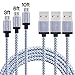 Sundix(TM) 3Pack 3FT 6FT 10FT Extra Long Nylon Braided Universal Micro USB Cable High Speed USB 2.0 A Male to Micro B Sync&Charge Cord Wire for Samsung, HTC, Motorola, Nokia, Android, and More