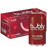 bubly Sparkling Water, Cherry, 12 fl oz. cans (8 Pack)