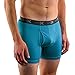 Woolx Mens Dailys Merino Wool Boxer Briefs - Knock Out Odor & Sweat - Lightweight & Breathable, Sea, Large