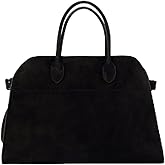 Leather Tote Bag for Women,Large Capacity Work Purse,Retro Top-Handle Bag and Trendy Shoulder Bag in Office,Subway and Travel