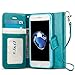 J&D Case Compatible for iPhone SE 2020/iPhone 8/iPhone 7 Case, [Wallet Stand] [Slim Fit] Heavy Duty Protective Shock Resistant Flip Cover Wallet Case