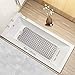 HmiL-U Non Slip Bathtub Mat | 30% Extra Long Bath Mat for tub | Shower Mat |with 200 Suction Cups 16in x 40 in (Clear Grey)