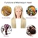 Neverland Beauty 26 Inch 30% Real Human Long Hair Hairdressing Cosmetology Mannequin Manikin Training Head Model with Clamp