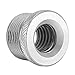 Neewer 2 Pieces Screw Thread Adapter 5/8-inch Female to 3/8-inch Male Durable Solid Nickel Brass for Camera Mounts Microphone Stands and LCD Monitors