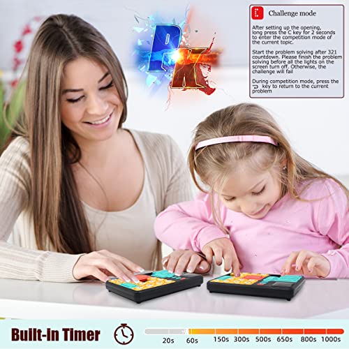 Fistone Electronic Super Slide Puzzle Brain Games Teaser Puzzles Travel Toys Interactive Digital
